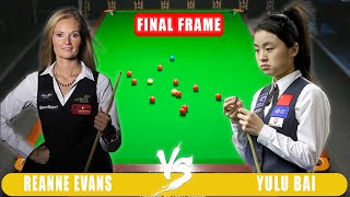 Reanne Evans Vs YuLU Bai  TAOM UK Womens Snooker Championship Compilation [upl. by Ethelda]