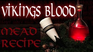 Vikings Blood Recipe  Making Mead at Home Adventure AKA Meadventure [upl. by Seldon497]