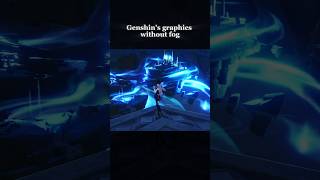 GENSHIN IMPACT GRAPHICS WITHOUT FOG shorts genshinimpact [upl. by Riana]