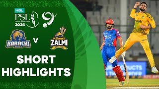 Short Highlights  Karachi Kings vs Peshawar Zalmi  Match 29  HBL PSL 9  M1Z2U [upl. by Macintyre]