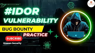 Practice on IDOR Vulnerability  Finding a Bug  Live bug bounty  IDOR Poc  Unseen Security LIVE [upl. by Hoebart243]