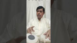 Lesson of kaida By pandit kishore banerjee  Top Grade Tabla Player from Delhi in teental [upl. by Larsen]