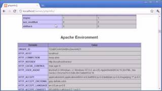 Beginner PHP Tutorial  6  The phpinfo Function [upl. by Anatnahs]