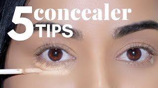 5 Top Concealer Tips EVERYONE Needs to Know [upl. by Strenta]