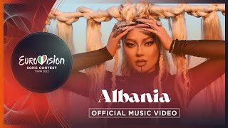 Ronela Hajati  Sekret  Albania 🇦🇱  Official Music Video  Eurovision 2022 [upl. by Anahsirk]