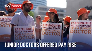 Junior doctors welcome 22 pay rise [upl. by Annam]