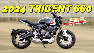 2024 TRIUMPH TRIDENT 660 TRIPLE TRIBUTE EDITION A Tribute to Racing Glory 🏍️🏆 [upl. by Betthezul166]