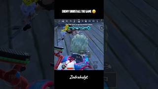 Enemy uninstall the game uninstall shorts viral shortsfeed motivation gaming viralshort [upl. by Ecila]