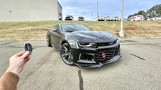 2023 Chevrolet Camaro ZL1 Start Up Exhaust Test Drive Walkaround POV and Review [upl. by Anauqal698]