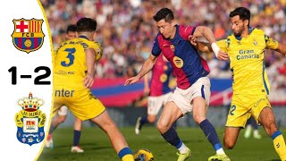 Barcelona vs Las Palmas 12  All Goals amp Highlights  2024 [upl. by Yeniar]