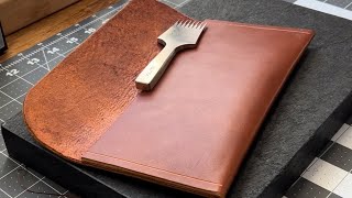 How to Make a Leather Money Envelope [upl. by Jacoba]