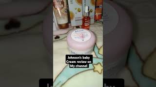 Johnsons baby cream reviewdryskin johnsonsbaby youtubeshorts1millionviews [upl. by Charmion]