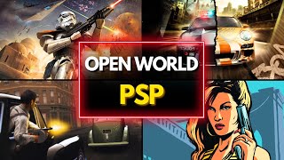 TOP 20 BEST OPEN WORLD GAMES ON PSP [upl. by Keefe]