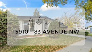 Welcome to 15910 83 Ave NW [upl. by Ispep520]