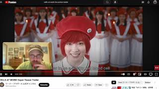 CELLS AT WORK LIVE ACTION MOVIE Teaser trailer reaction [upl. by Soo]