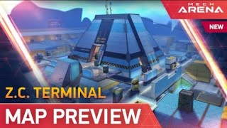 NEW MAP  ZC TERMINAL  MECH ARENA  NEW FFA MAP [upl. by Kirit]