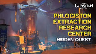 Phlogiston Extraction Research Center Puzzle Guide  Hidden Quest  Genshin Impact [upl. by Illib953]