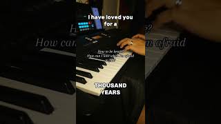 Thousand Years  RARE Piano Cover from Twilight  Hauntingly Beautiful Music shorts thousandyears [upl. by Ravahs]