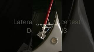 Resonance test on modified Lenco 7578 tonearm [upl. by Areemas]