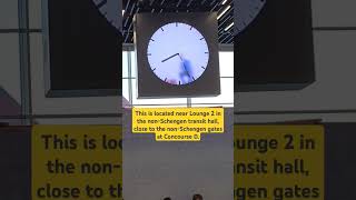 Schiphol Clock  a man cleaning the hands of clock🙄 amsterdam schiphol airport reels trending [upl. by Horacio]