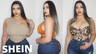 Braless Shein Tops Try On Haul💕 POST BREAST LIFT [upl. by Slinkman]