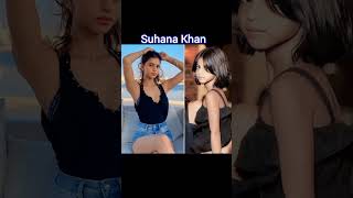 Suhana Khan Amazing Transformation 🥰🤩 suhanakhan shahrukhan bollywood [upl. by Dyanne930]