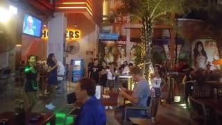 Lively Dance by the Hooters Girls at Hooters Pattaya Thailand [upl. by Anitsyrhc]