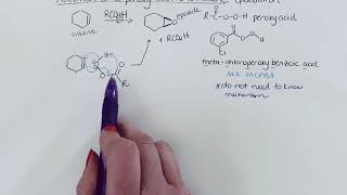 Epoxidation of alkene [upl. by Naujtna171]