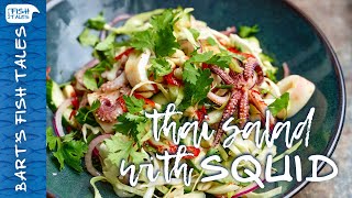 THAI SALAD WITH SQUID  CALAMARES  Bart van Olphen [upl. by Peltier]