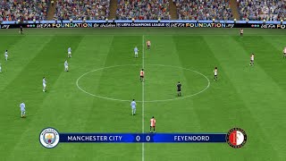 Manchester City vs Feyenoord  UEFA Champions League  FC24 Xbox [upl. by Graaf484]