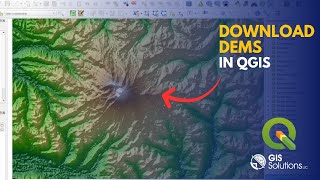 QGIS Download Dem directly from OpenTopographyorg [upl. by Colyer]