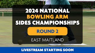 📺 𝐋𝐈𝐕𝐄  National Bowling Arm Championships  TAS v WA Pairs Rd 2 [upl. by Ennaehr]