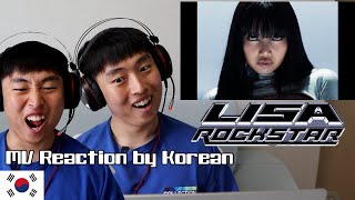 LISA  ROCKSTAR MV Reaction by Korean [upl. by Briant]