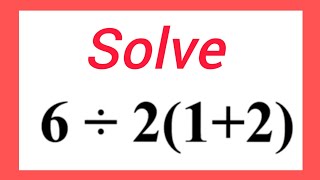 Solve 6 ÷ 2 1 2    obicherenemmanuel [upl. by Salina]