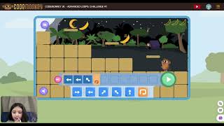 Code monkey advanced sequencing Loop Challenge 1 [upl. by Akirderf]
