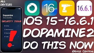 iOS 15  1661 All Devices Dopamine 2 JAILBREAK MAJOR SECURITY UPDATE RELEASED Update Today [upl. by Cate751]