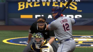 New York Mets vs Milwaukee Brewers  NL Wild Card 2024 Game 1 Full Highlights MLB The Show 24 Sim [upl. by Sheryl]