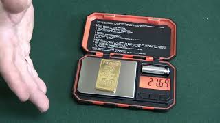 Testing fake 1oz gold Credit Suisse bar WARNING [upl. by Adlev]