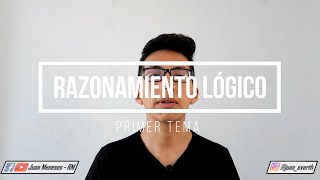 RAZONAMIENTO LÓGICO  PRESENTACIÓN DEL PRIMER TEMA [upl. by Melvyn674]