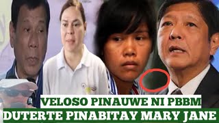 PAMILYA NI MARY JANE TODO PASALAMAT KAY PBBM  DUTERTE NAGULAT BAKIT DAW VP SARAH NAG SALITA [upl. by Erimahs172]