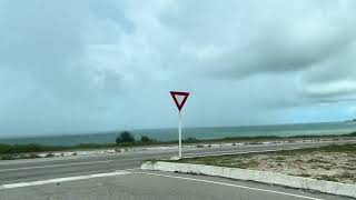 Bairro das rocas e praia dos artistas até a praia de areia preta e via costeira [upl. by Canon]