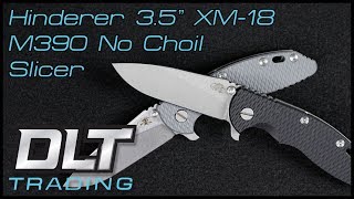 Hinderer 35quot XM18 M390 No Choil Slicer Overview [upl. by Wilsey801]