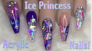 Ice Princess Nails  Acrylic Nails  Nail Sugar [upl. by Cori]