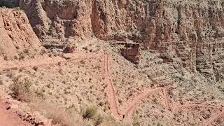 The South Kaibab Trail in the Grand Canyon [upl. by Ymac]