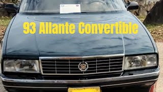 ⛳ 1993 Cadillac Allante Convertible Polo Green RARE cadillac convertible allante pininfarina [upl. by Flan]