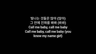 EXO  Call Me Baby 가사 Hangul Lyrics [upl. by Tnomed745]