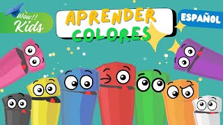 Aprende los Colores y Cómo Mezclarlos  Video Educativo para Niños con WowKids [upl. by Nnylatsirk756]