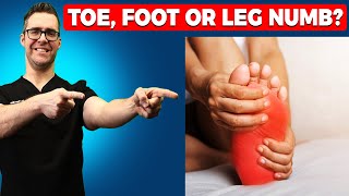 Numbness in Toes Feet or Legs Causes amp Numb Foot Treatment [upl. by Nygem]