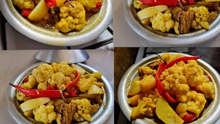 طاجن اللفت و الشفرون واوووووو 😋😋 tajine de chouxfleurs et navet [upl. by Nosaj]