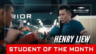 Evolve MMA  Student of the Month 41yearold Henry Liew [upl. by O'Brien]